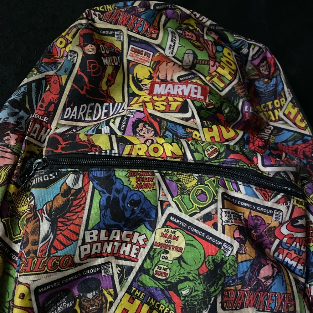 Marvel Retro avengers comic strip backpack - Picture 3 of 8